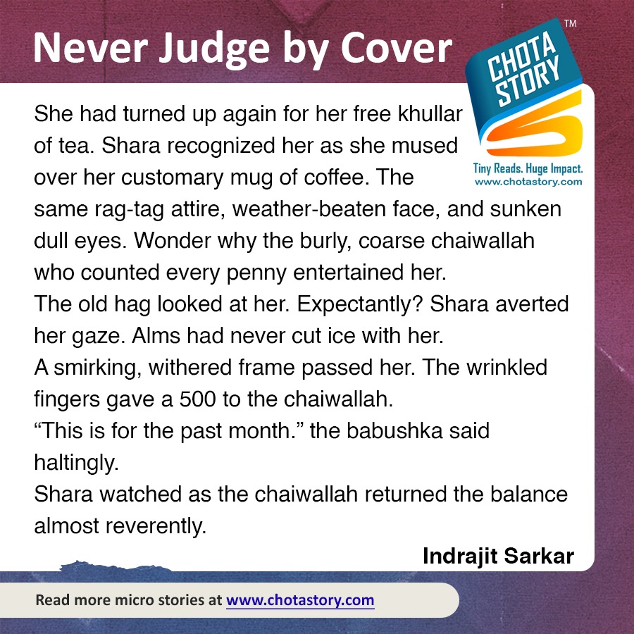 Never Judge by Cover